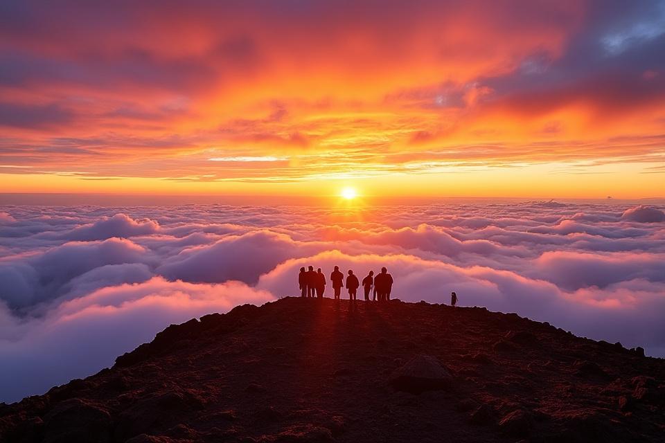 Lever de Soleil sur Haleakalā