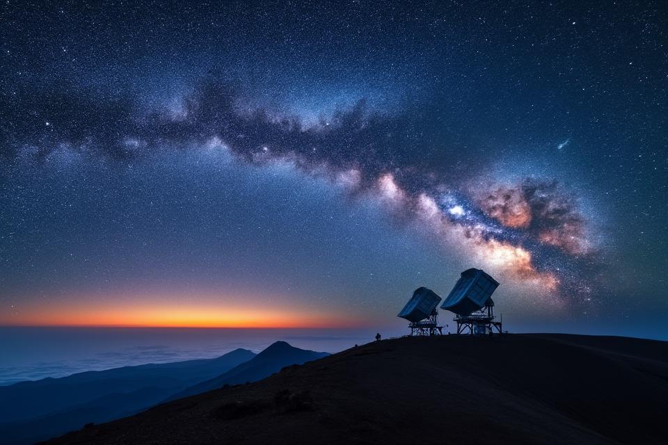 Ciel Étoilé au Mauna Kea