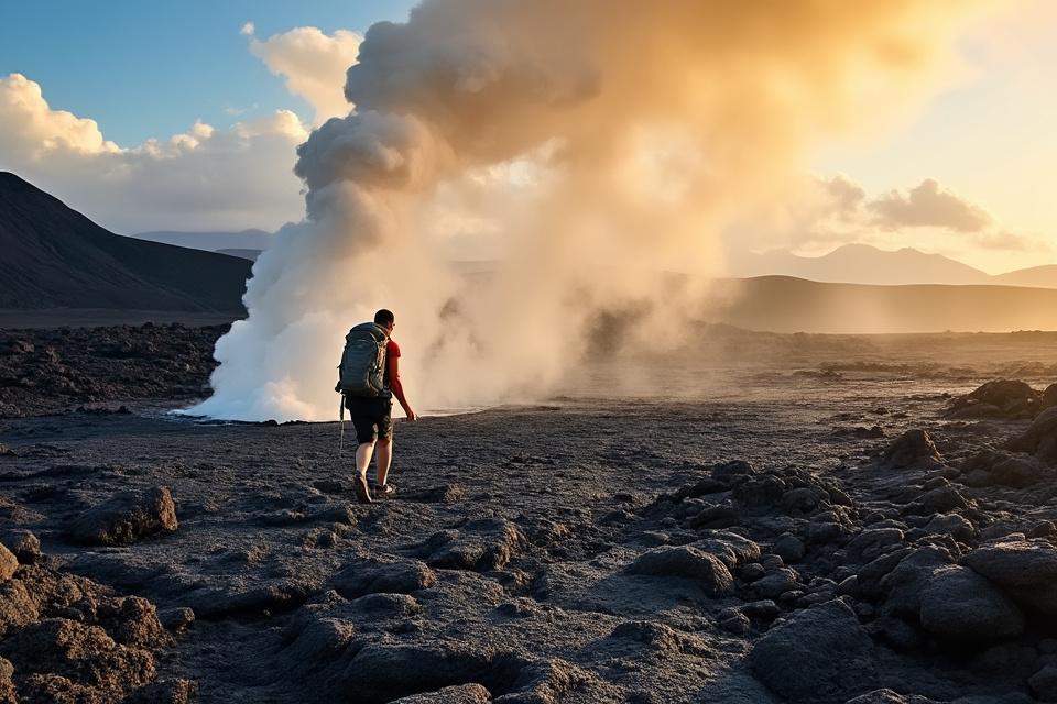 Randonnée au Parc des Volcans